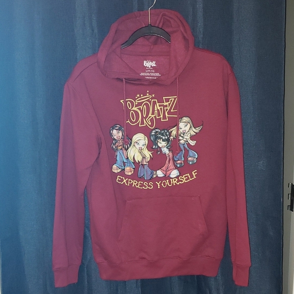 Bratz Tops - Bratz Women's Red Hoodie Sweatshirt